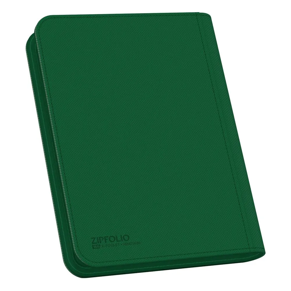 Ultimate Guard Zipfolio (160 double-sleeved cards) 8-Pocket 70 x 97 mm Xenoskin - Green